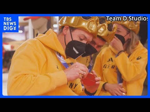 祝賀会の最中に落下…五輪メダル破損相次ぐ “留め具”原因か　窒息防止のため外れやすく｜TBS NEWS DIG サムネイル