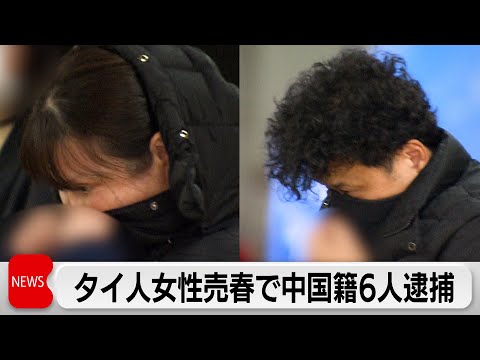 タイ国籍女性を派遣し売春　中国籍の風俗店従業員ら男女6人を逮捕 サムネイル