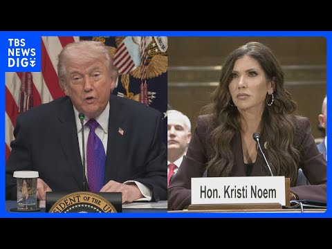 【速報】トランプ大統領がノーム国土安全保障長官の交代発表　事実上の更迭人事　移民当局の市民射殺事件への対応など問題視… サムネイル