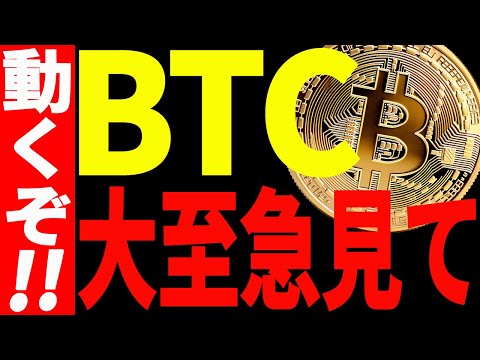 ⚠️大至急見て⚠️ビットコイン大きく動くぞ！見逃し厳禁です！【仮想通貨】 サムネイル