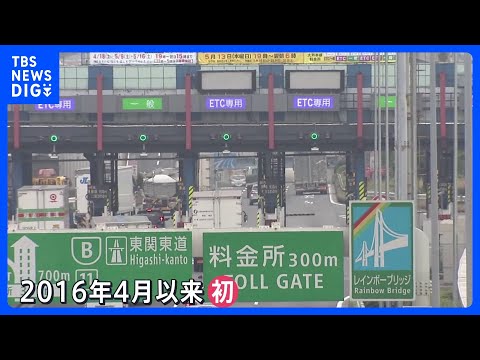 首都高 1キロあたり3円値上げへ　物価高などに対応するため　2016年以来初めて｜TBS NEWS DIG サムネイル