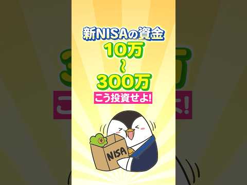 【保存版】新NISAの資金が10万～300万ならこう投資せよ！ サムネイル