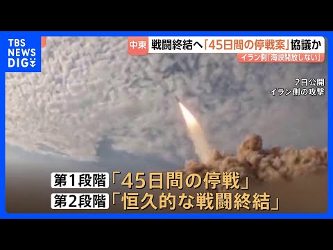 米イラン「45日間の停戦案」協議か　停戦中に「恒久的な戦闘終結の合意」目指す案　イラン高官「一時停戦と引き換えのホルム… サムネイル