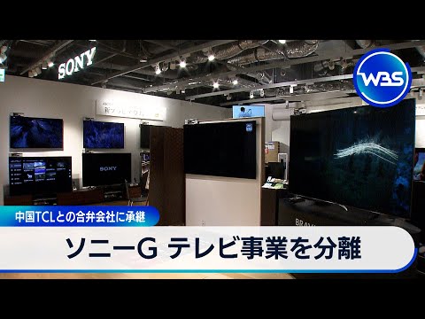 ソニーG テレビ事業を分離 中国TCLとの合弁会社に承継【WBS】 サムネイル