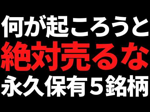 この株達は絶対に売るな！暴落買い＋永久保有をおすすめする厳選５銘柄【2026最新版】 サムネイル