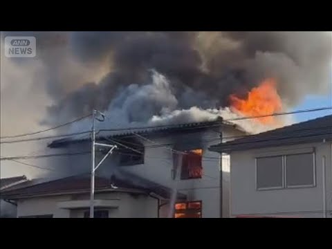 大分市で住宅火災　住人の60代女性と連絡とれず「窓開けたら炎がすごかった」(2026年1月3日) サムネイル