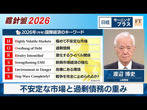 羅針盤2026（1）国際経済　不安定な市場と過剰債務の重み【日経モープラFT】 サムネイル
