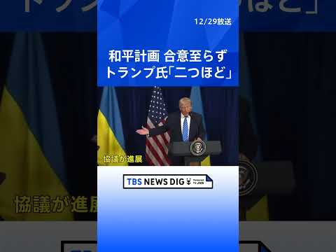 【速報】米ウクライナ首脳会談　和平計画の合意には至らず、協議は継続に　トランプ大統領、合意すべき事項が「二つほど残って… サムネイル