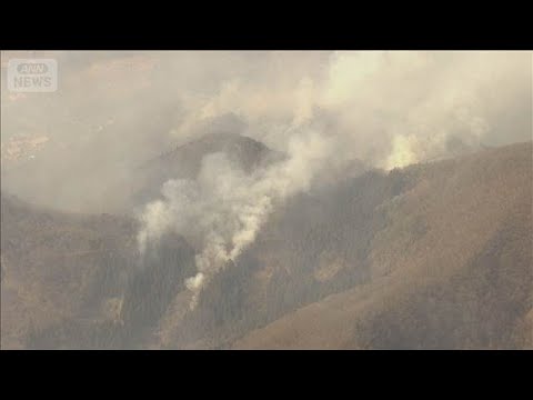 群馬・上野村の山火事が7日目に鎮圧　けが人なし(2026年3月27日) サムネイル