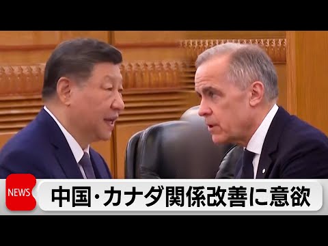 中国の習近平国家主席　カナダとの関係改善に意欲 サムネイル