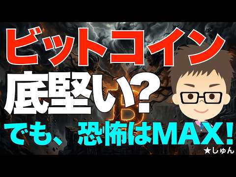 ビットコイン（BTC）底堅い？〜でも恐怖はMAX！どのようにリスクに対処すべきか？ サムネイル