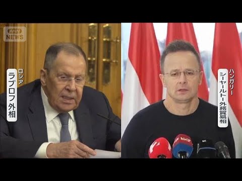 ハンガリー外相　ロシアに情報漏洩か　「荒唐無稽な陰謀論」と否定(2026年3月23日) サムネイル
