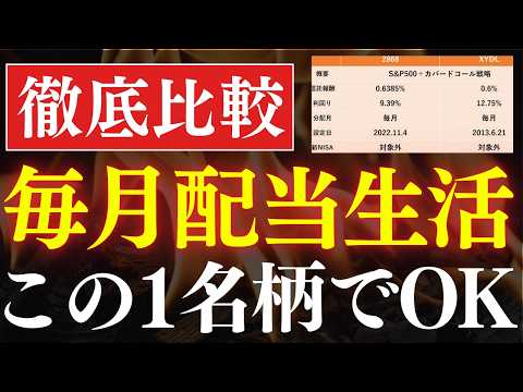 【S&P500で毎月配当】毎月不労所得生活、この1銘柄でできます～米国ETF・投資信託を比較～ サムネイル