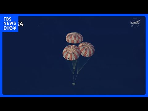 「アルテミス計画」宇宙船が地球に帰還　およそ半世紀ぶりの有人での月周回飛行を終え アメリカ・カリフォルニア州沖合に着水… サムネイル