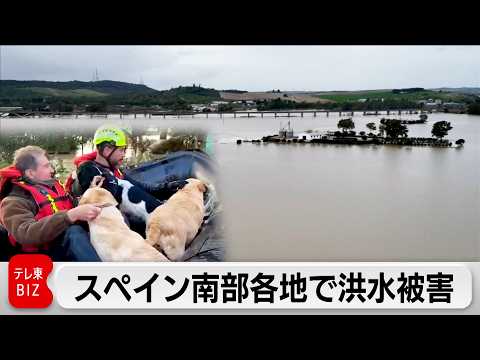 スペイン南部各地で洪水被害 サムネイル