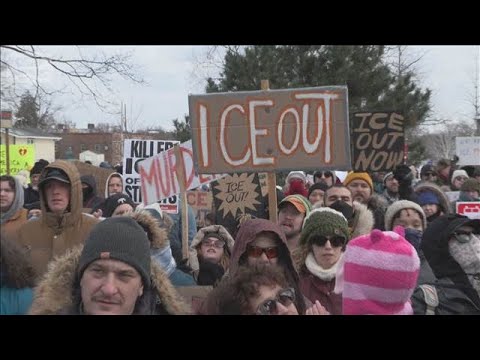 移民当局が銃撃し女性死亡 全米1000カ所以上で抗議　トランプ政権への怒り噴出(2026年1月11日) サムネイル