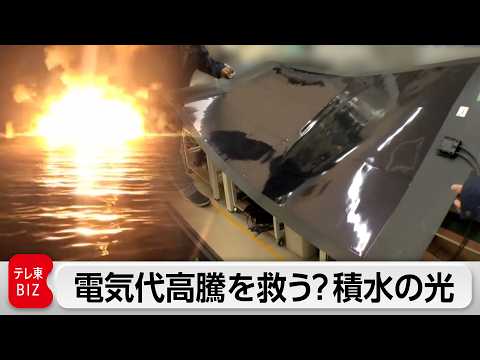 イラン情勢緊迫で電気代高騰か。積水化学が挑む「薄くて曲がる」次世代太陽電池【ガイアの夜明け】 サムネイル