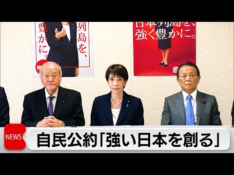 【独自】自民党の衆院選公約の重点項目案が判明　「低成長・予算単年度主義・経済的威圧の壁を超える」 サムネイル
