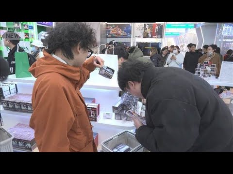 上海に日本アニメのグッズショップ開店　中国人ファンで大盛況(2026年3月9日) サムネイル