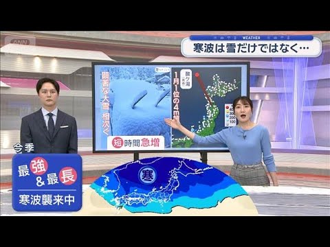 【関東の天気】寒波で空気カラカラも長期戦　強風＋乾燥 火災のリスクあすも【スーパーJチャンネル】(2026年1月25日) サムネイル