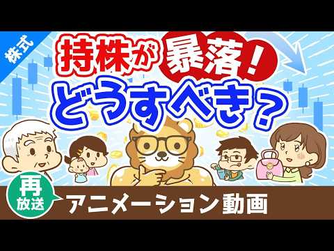【再放送】持っている株が暴落したらどうすれば良いのか？【株式投資編】：（アニメ動画）第481回 サムネイル