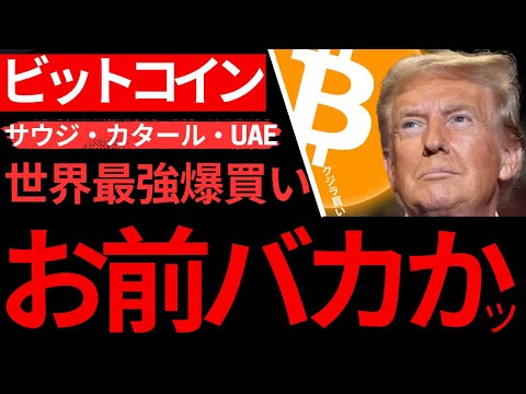 【ビット】世界最強中東が爆買い。ストラテジーGAFAM超えて世界１へ。買わない情弱マジでバカかッ！w サムネイル