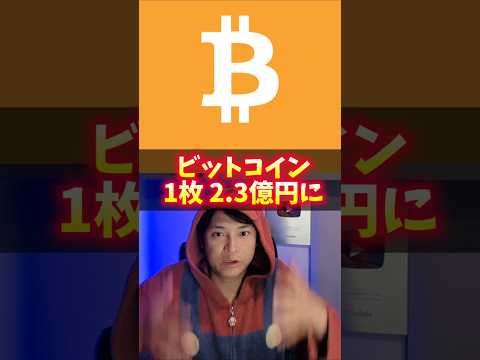 ビットコイン 1枚が2.3億円になる時期 サムネイル