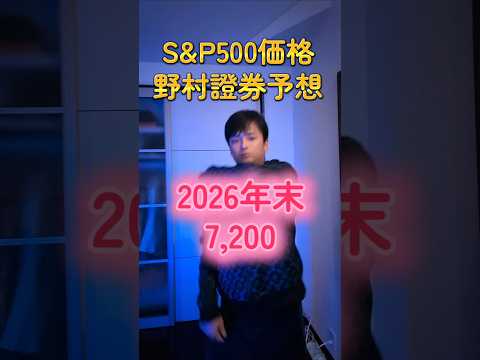 S&P500 野村證券の価格予想 サムネイル