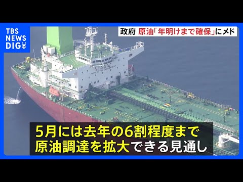 原油確保「来年の年明けまで」政府がめど　ホルムズ海峡迂回ルートの拡大、代替調達を5月から本格化へ｜TBS NEWS D… サムネイル