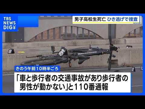 埼玉・越谷市で死亡ひき逃げ事件　16歳の男子高校生が車にひかれ死亡 現場近くにはスポーツタイプの自転車　車は吉川市方面… サムネイル