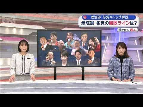 衆院選 各党の勝敗ラインは？　政治部与党キャップが解説【スーパーJチャンネル】(2026年1月25日) サムネイル