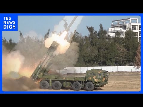 【中国軍 軍事演習2日目】長距離の実弾射撃も…台湾発着便の乗客10万人以上に影響か｜TBS NEWS DIG サムネイル