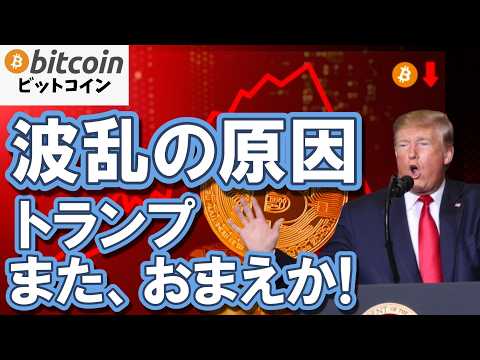 【大波乱】トランプ発言で金まで売られる異常事態！金融市場混乱の果てにビットコイン覚醒！？（朝活2116） サムネイル