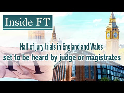 イングランドとウェールズの陪審裁判の半数が裁判官または治安判事による審理へ【Inside FT】 サムネイル