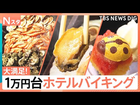 黒毛和牛も中トロも食べ放題！メニュー80種類のホテルバイキングで何種類食べられるか調査｜TBS NEWS DIG サムネイル