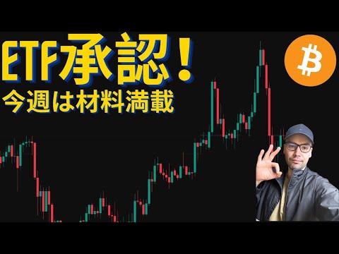 【歴史的】念願のアルトコインETF承認！！今週の材料も盛りだくさんなので注目！＃ビットコイン＃仮想通貨 サムネイル