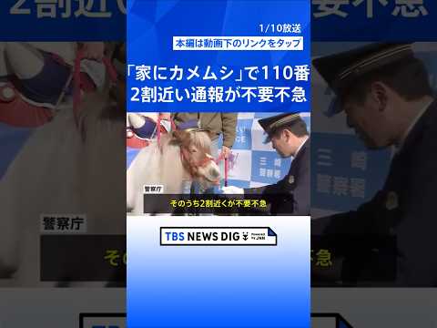 1月10日は「110番の日」 タレントの本田紗来さんが一日通信指令本部長に就任　適切な利用を呼びかけ　警視庁｜TBS… サムネイル