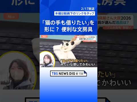 決定！文房具屋さん大賞2026　現役店員が「自腹でも買いたい」便利&かわいい商品が勢ぞろい｜TBS NEWS DIG… サムネイル