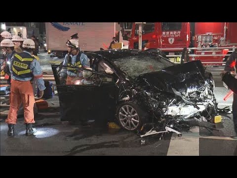 【速報】特許庁前で複数台の車両が絡む事故　2人が意識不明の重体　4人けが(2026年1月22日) サムネイル