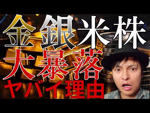 金 銀 米国株 大暴落！！ 絶対知るべきヤバイ理由。今は買い場？ サムネイル