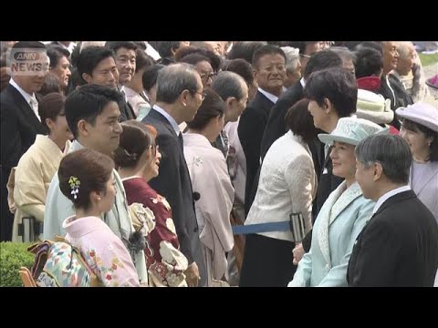 春の園遊会　両陛下「りくりゅう」ペアらと懇談 「今はお兄さん お姉さん どっち？」(2026年4月17日) サムネイル