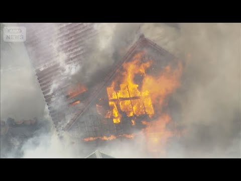 2階建て住宅など7棟焼ける火事　70代女性死亡　東京・大田区(2026年3月26日) サムネイル