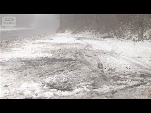 チェーン装着中の男性死亡　軽自動車が突っ込みひかれる　山梨・北杜市(2026年2月12日) サムネイル