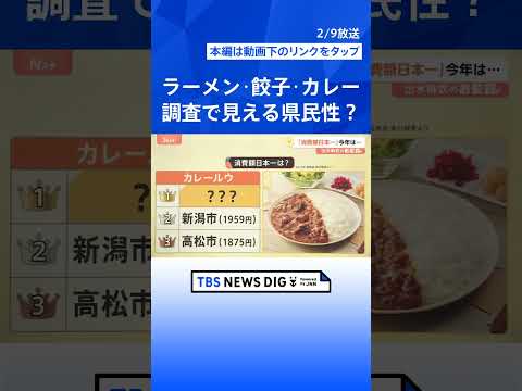 エンゲル係数が高水準！食費増は「圧迫された家計」の表れか？消費からみえる鳥取の“カレー愛”【Nスタ解説】｜TBS NE… サムネイル