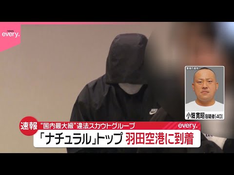 【速報】違法スカウトグループトップ逮捕  男が羽田空港に到着 サムネイル