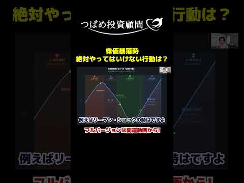 株価暴落時絶対やってはいけない行動は？ サムネイル