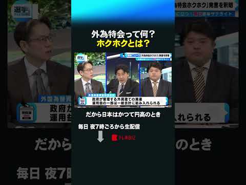 外為特会って何？ホクホクとは？shorts 衆院選  衆議院 選挙 外為特会 ドル 為替 外国為替資金特別会計 円 サムネイル