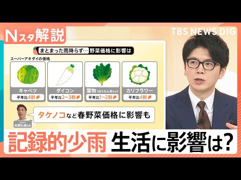 “30年に一度”記録的な少雨に農家悲鳴「経験がない」野菜の価格に影響、ダムも水不足「貯水率ゼロ」も【Nスタ解説】｜TB… サムネイル