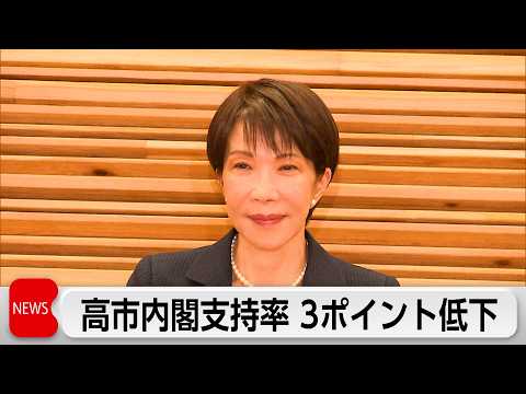 テレビ東京・日本経済新聞社4月の世論調査　内閣の支持率3ポイント低下 サムネイル