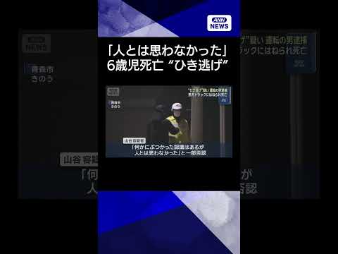 【ニュース】“ひき逃げ”疑い 運転の男逮捕　6歳男児はねられ死亡　青森shorts サムネイル